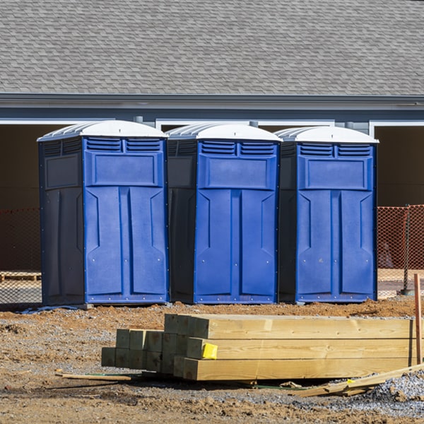 how do i determine the correct number of portable restrooms necessary for my event in East Lynn WV